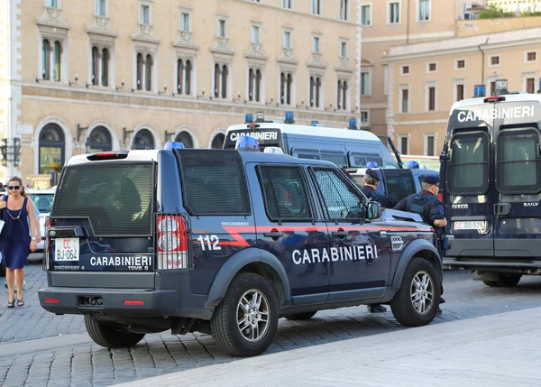 Police Car in italian capital Rome