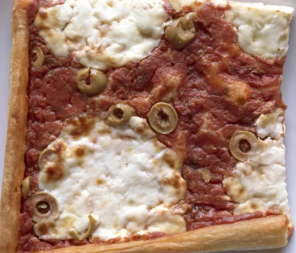 Detail of Italian pizza
