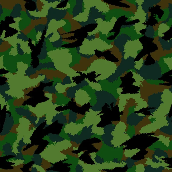 Forest dark mixed war camouflage seamless pattern. Can be used for wallpaper, pattern fills, web page background, surface textures