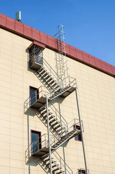 Fire staircase on the building