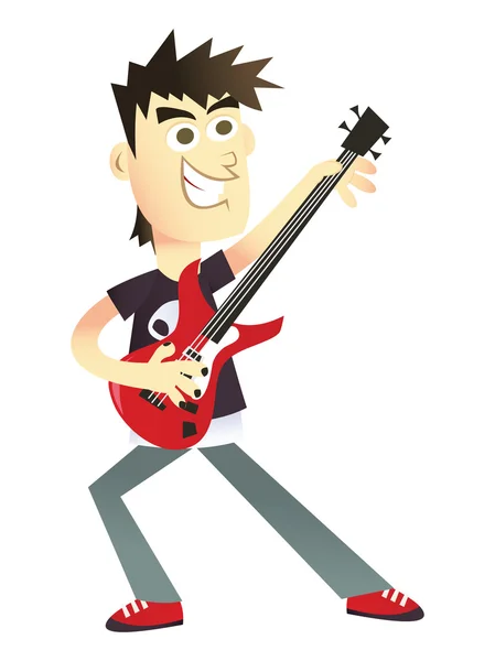 Cartoon Rocker Guitarist - Stock Image - Everypixel Cartoon Rocker Guitarist - Stock Image - Everypixel