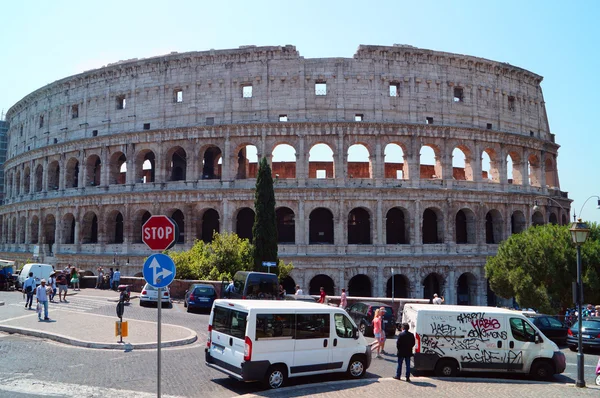 ROME, ITALY - JUNE 5, 2015: Great Colosseum; Rome; Italy