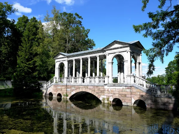 The Suburb Of St. Petersburg. The Town Of Pushkin. Tsarskoye Selo. Catherine Park. The marble bridge.