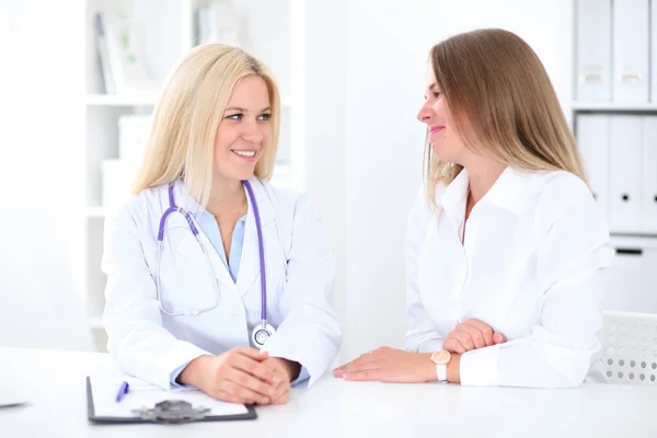 Doctor and patient in hospital