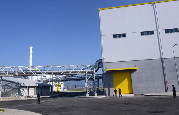 Waste recycling plant. Big plant for processing of household waste in Sofia, Bulgaria on 16 Sept. , 2015