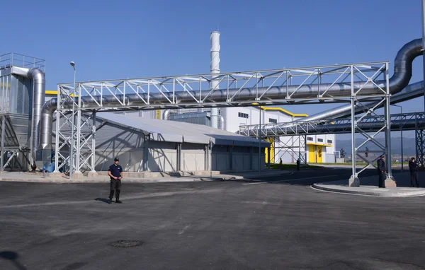 Waste recycling plant. Big plant for processing of household waste in Sofia, Bulgaria on 16 Sept. , 2015