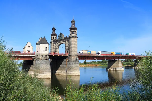 The bridge of the queen Louise through the river Neman