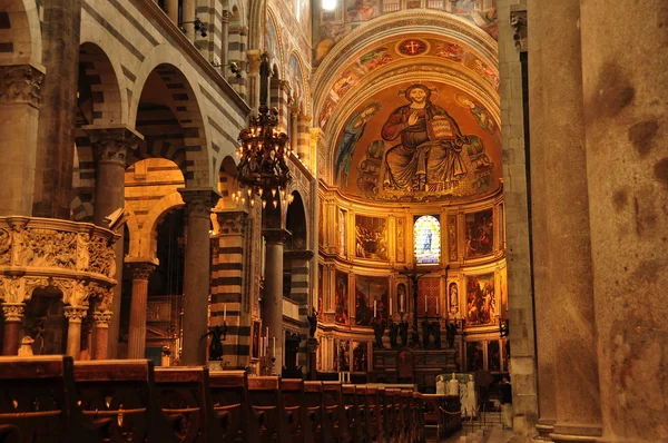 Inside the Duomo in Pisa Italy