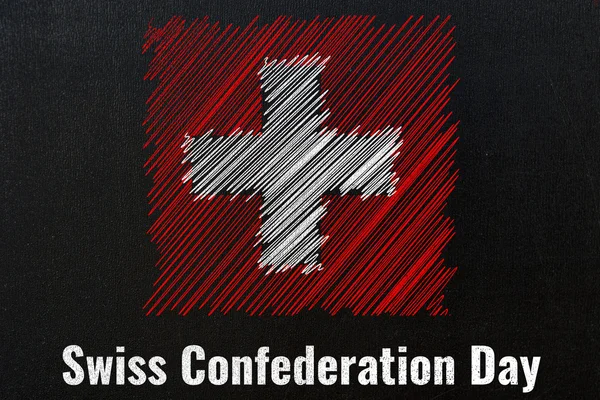 Swiss hatching flag