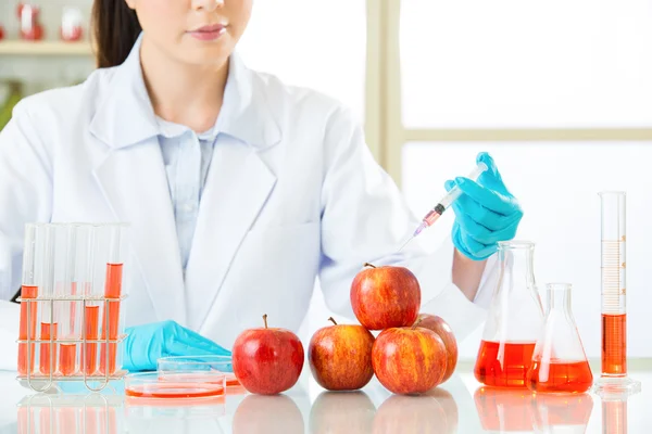 Female scientist develop and test all of genetic modification fo