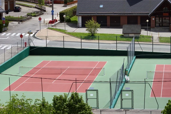 Two tennis courts