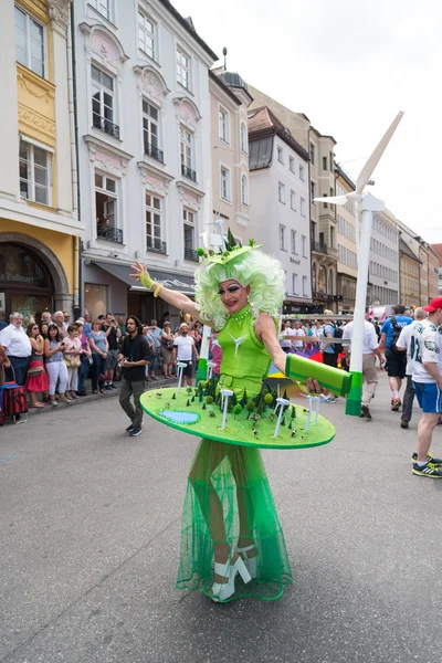 Christopher Street Day - Woman in fancy costume