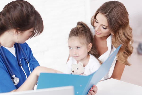 Pediatrician and family