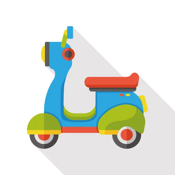 Transportation motorcycle flat icon
