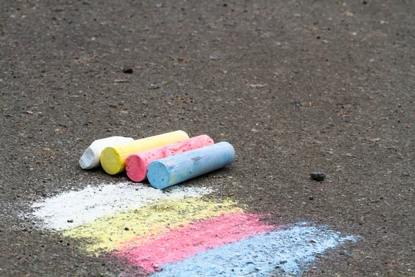 Colored chalk, chalks