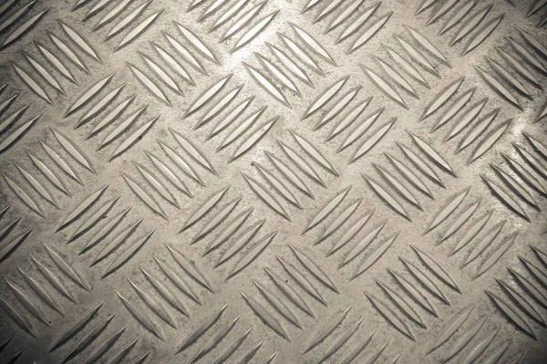 Metal non-slip surface for industrial floor