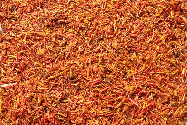 Dry red saffron s texture