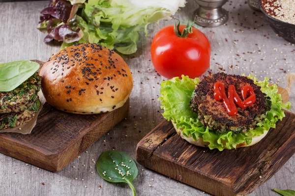 Quinoa Vegetarian Burgers