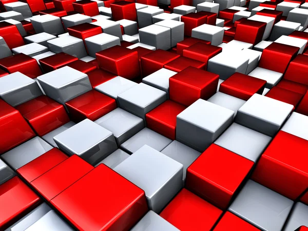 Abstract cubes background