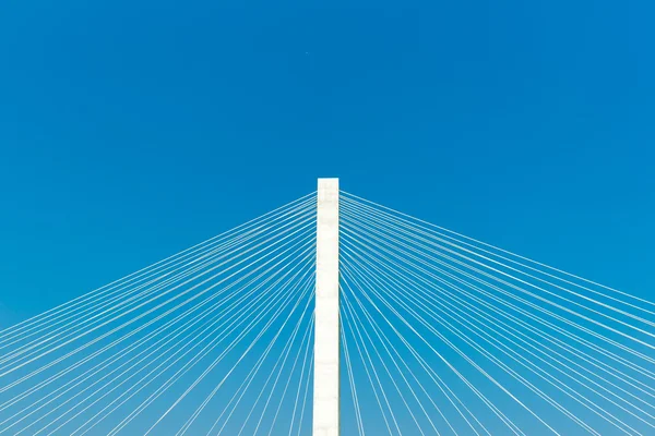 Structural abstract, stay bridge across the Mississippi River