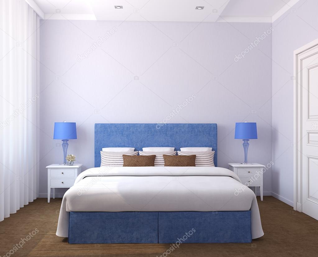 Mooie slaapkamer interieur — stockfoto © poligonchik #80916384 Mooie slaapkamers