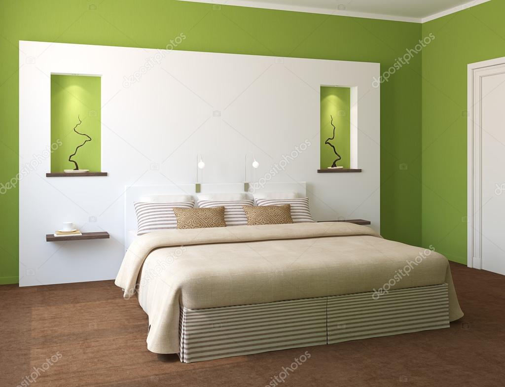 Moderna sovrum inredning — stockfotografi © poligonchik #83699460