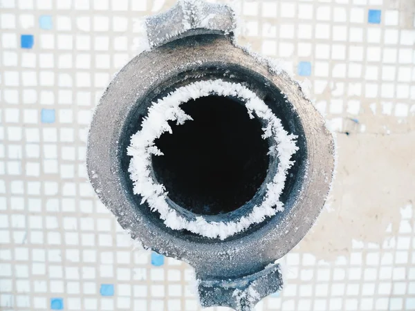 Fire hydrant in frost