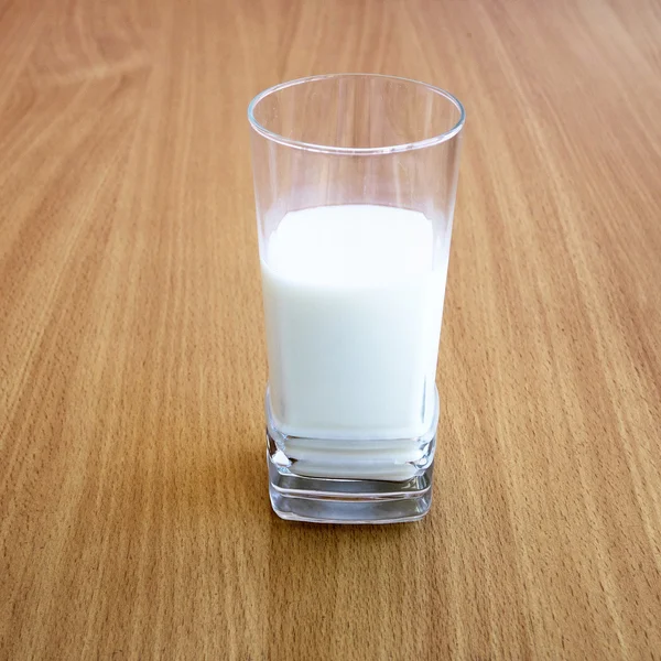 A glass of cold milk.