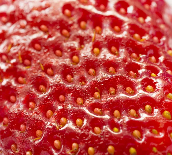 Red berry strawberry texture isolated on white background