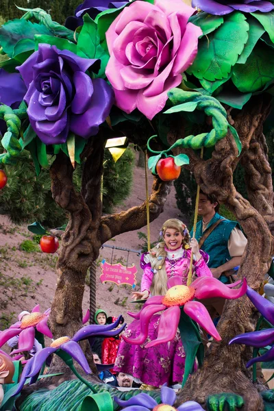 Character during Disneyland Paris Parade and show.