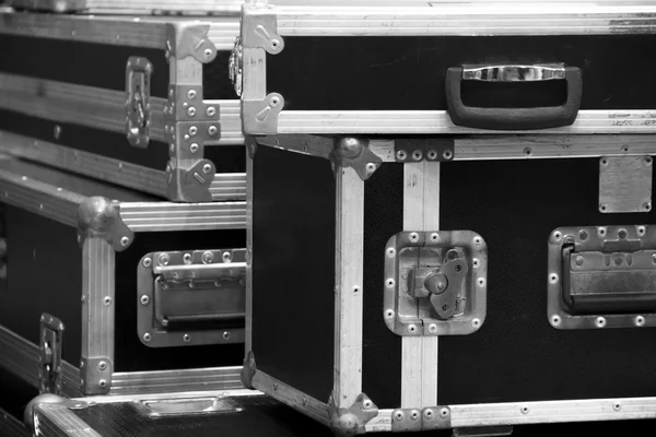Aluminium wooden flight case for DJ box, instrument tools