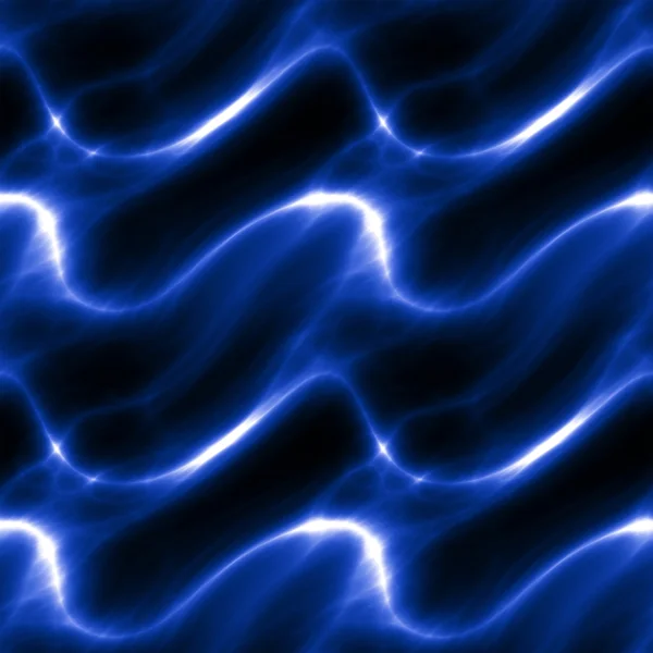 Seamless glowing blue energy waves.