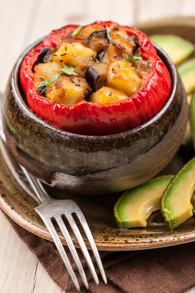 Baked stuffed vegetables pepper