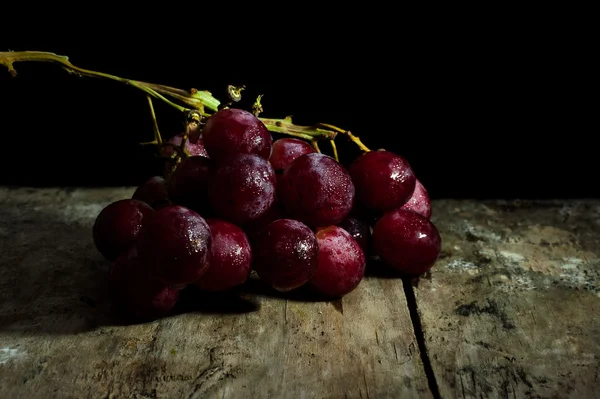 Wine grapes light painting