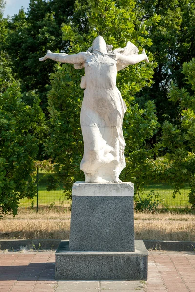 Sculpture of female muse