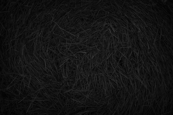 Black pattern, texture hay. Black stack
