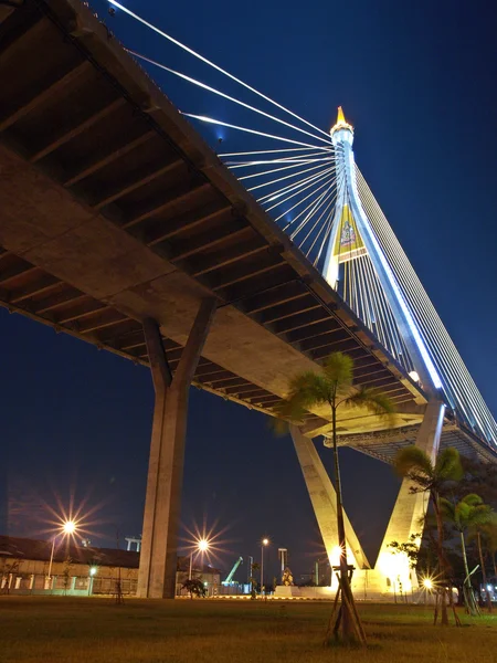 Bhumibol Bridge in Thailand, also known as the Industrial Ring Road Bridge, in Thailand.