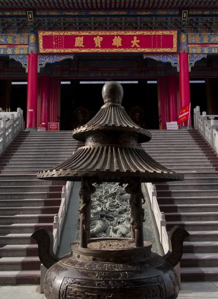 Beautiful chinese temple named Dragon Temple Kammalawat in Nontaburi, Thailand