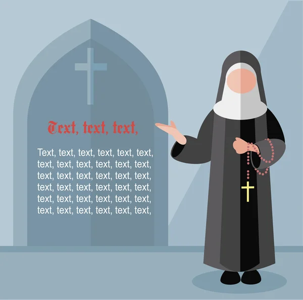 Flat Catholic nun