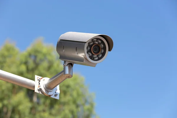 CCTV Security camera at public area.