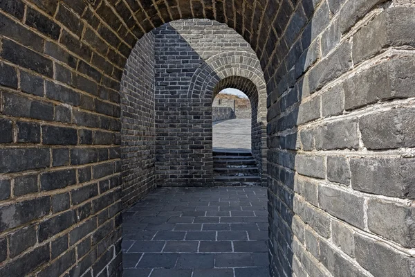 Arched doorway of watch towers on Great China wall