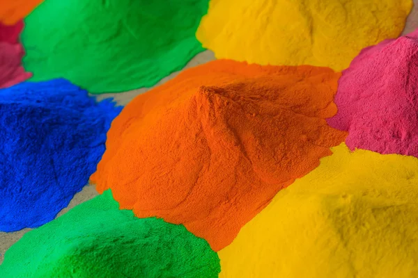 Colorful of powder coating.