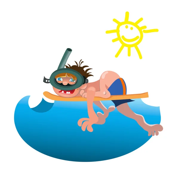 Scuba diver isolated equipment water sport activity vacation leisure vector illustration.
