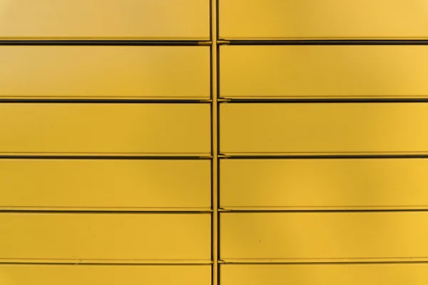 Metal horizontal blinds, texture yellow metal blinds