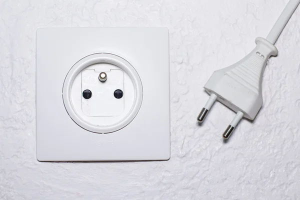 Wall socket and electrical plug