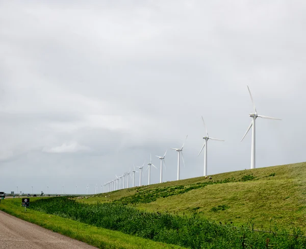 Wind turbines at the North Sea
