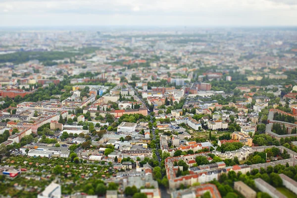 BerlinAerial view. Tilt Shift