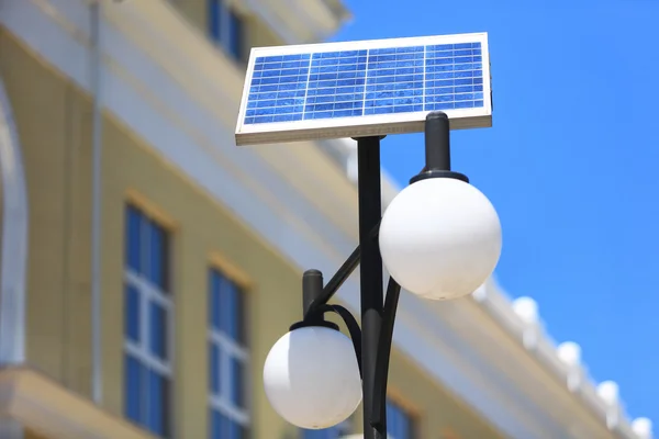 Street lantern on the solar battery