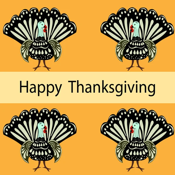 Happy Thanksgiving Turkey holiday background