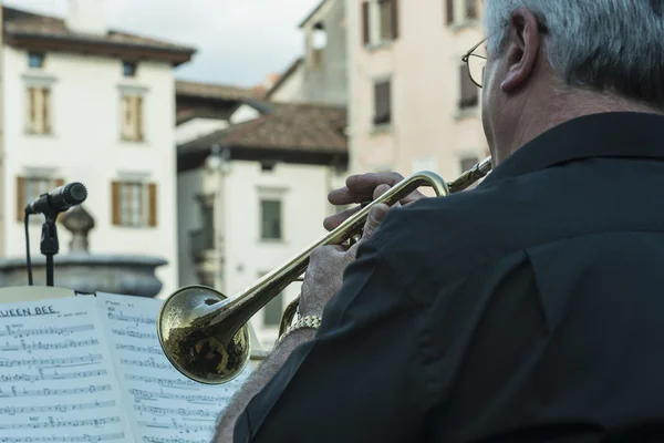 The trumpet of Big Band Citta di Udine